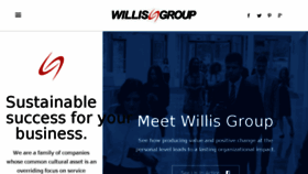 What Willisgroupus.com website looked like in 2018 (5 years ago)
