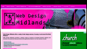 What Webdesign-midlands.co.uk website looked like in 2018 (5 years ago)