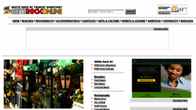 What Whiterockonline.com website looked like in 2018 (5 years ago)