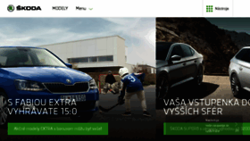 What Webapps.skoda-auto.sk website looked like in 2018 (5 years ago)