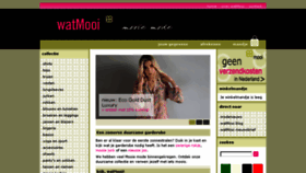 What Watmooi.nl website looked like in 2018 (5 years ago)