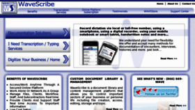 What Wavescribe.com website looked like in 2018 (5 years ago)