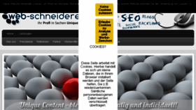 What Web-schneiderei.de website looked like in 2018 (5 years ago)
