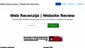 What Webrecenzija.com website looked like in 2018 (5 years ago)