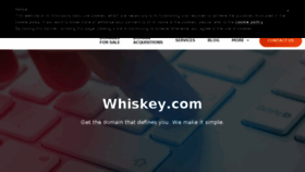 What Whiskey.com website looked like in 2018 (5 years ago)