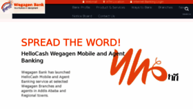 What Wegagenbanksc.com website looked like in 2018 (5 years ago)