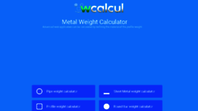 What Wcalcul.com website looked like in 2018 (5 years ago)