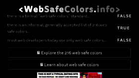 What Websafecolors.info website looked like in 2018 (5 years ago)