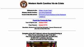 What Wncvdc.org website looked like in 2018 (5 years ago)