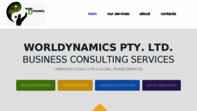 What Worldynamics.com website looked like in 2018 (5 years ago)