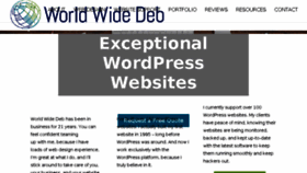 What Worldwidedeb.com website looked like in 2018 (5 years ago)
