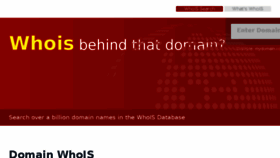 What Whoismydomain.com website looked like in 2018 (5 years ago)