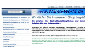 What Womo-world.de website looked like in 2018 (5 years ago)