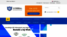 What Wieba.nl website looked like in 2018 (5 years ago)