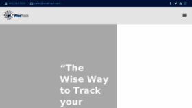 What Wisetrack.com website looked like in 2018 (5 years ago)