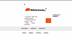 What Workswell.cz website looked like in 2018 (5 years ago)