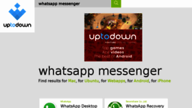What Whatsapp-messenger.en.uptodown.com website looked like in 2018 (5 years ago)