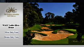 What Wagolfclub.com.au website looked like in 2018 (5 years ago)