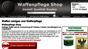 What Waffenpflege-shop.de website looked like in 2018 (5 years ago)