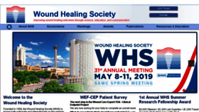 What Woundheal.org website looked like in 2018 (5 years ago)
