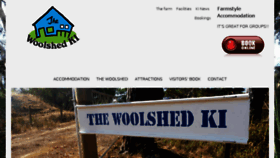 What Woolshedki.com.au website looked like in 2018 (5 years ago)