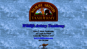 What Wildlifeartistry.com website looked like in 2018 (5 years ago)
