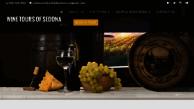 What Winetoursofsedona.com website looked like in 2018 (5 years ago)