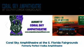 What Westpalmbeachamphitheatre.com website looked like in 2018 (5 years ago)
