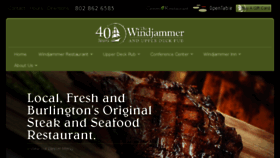What Windjammerrestaurant.com website looked like in 2018 (5 years ago)