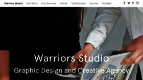 What Warriorsstudio.com website looked like in 2018 (5 years ago)