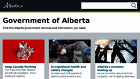 What Www3.gov.ab.ca website looked like in 2018 (6 years ago)
