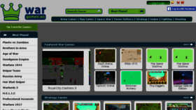 What War-games.ws website looked like in 2018 (7 years ago)