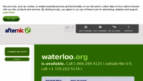 What Waterloo.org website looked like in 2018 (5 years ago)