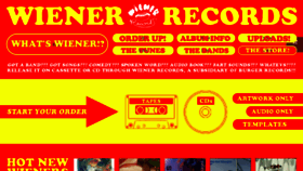 What Wienerrecords.org website looked like in 2018 (5 years ago)