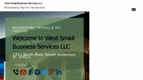 What Westsmallbusiness.com website looked like in 2018 (5 years ago)