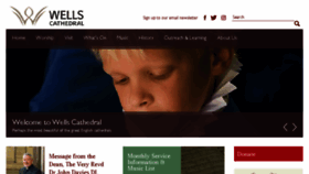 What Wellscathedral.org.uk website looked like in 2018 (5 years ago)