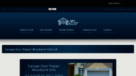 What Woodland-hills-garage-doors-gates.com website looked like in 2018 (5 years ago)
