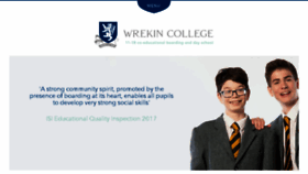 What Wrekincollege.com website looked like in 2018 (5 years ago)