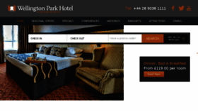 What Wellingtonparkhotel.com website looked like in 2018 (5 years ago)