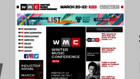 What Wintermusicconference.com website looked like in 2018 (5 years ago)