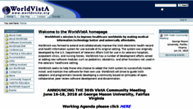 What Worldvista.org website looked like in 2018 (5 years ago)