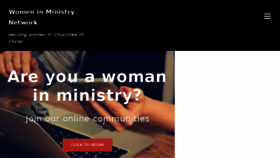 What Womeninministrycc.com website looked like in 2018 (5 years ago)