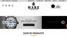 What Warejewelers.com website looked like in 2018 (5 years ago)