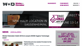 What W-d.de website looked like in 2018 (7 years ago)
