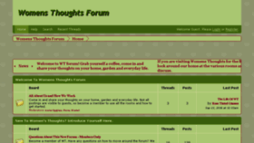 What Womensthoughts.co.uk website looked like in 2018 (5 years ago)