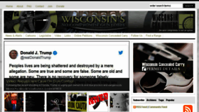 What Wisconsingunowners.org website looked like in 2018 (5 years ago)