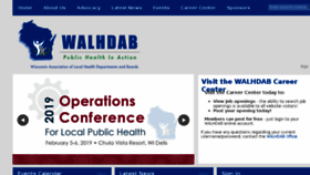 What Walhdab.org website looked like in 2018 (5 years ago)