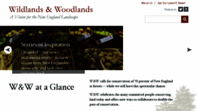 What Wildlandsandwoodlands.org website looked like in 2018 (5 years ago)