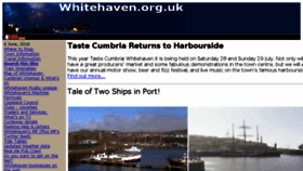 What Whitehaven.org.uk website looked like in 2018 (5 years ago)