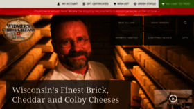 What Widmerscheese.com website looked like in 2018 (5 years ago)